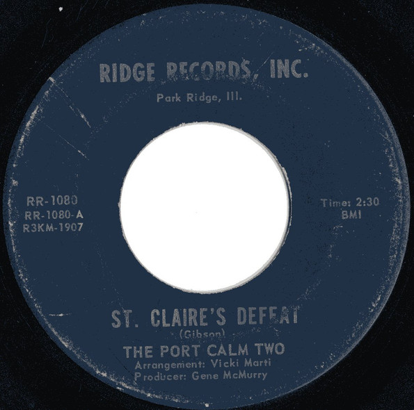 Cover for St. Claire's Defeat / All My Trials
