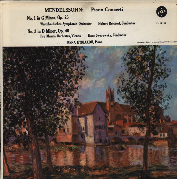 Cover for Piano Concerti No. 1 In G Minor, Op 25 / No. 2 In D Minor, Op. 40