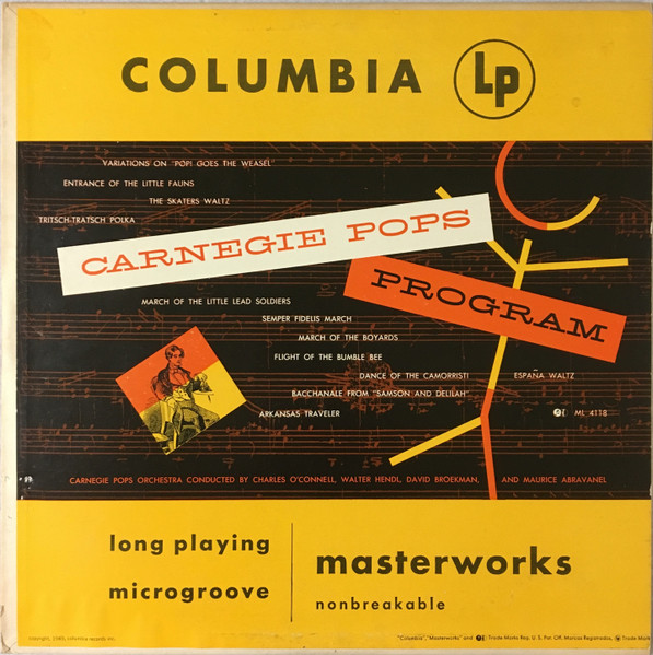 Cover for Carnegie Pops Program
