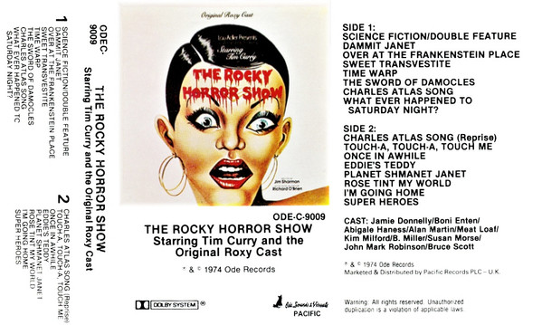 The Rocky Horror Show (Starring Tim Curry And The Original Roxy Cast)