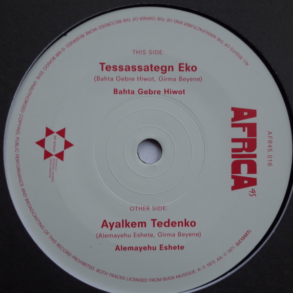Tessassategn Eko / Ayalkem Tedenko