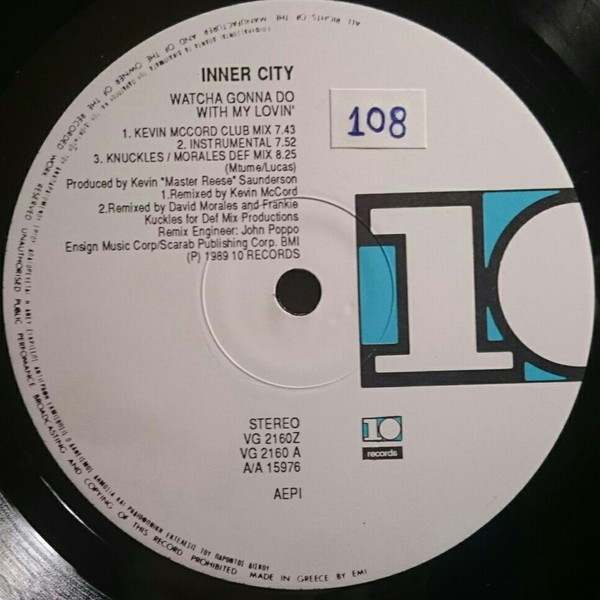 Cover for Watcha Gonna Do With My Lovin'