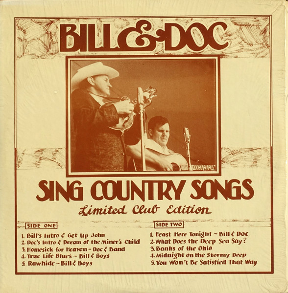 Bill & Doc Sing Country Songs