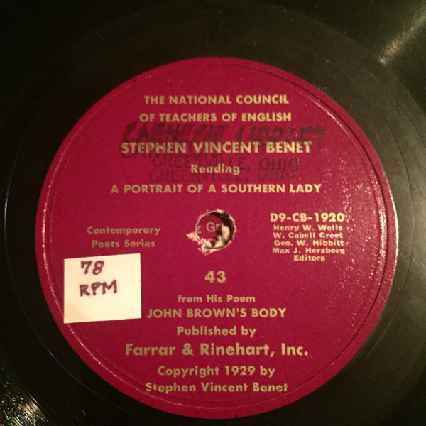 Cover for A Portrait Of A Southern Lady / The Ballad Of Wm. Sycamore