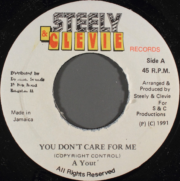 You Don't Care For Me