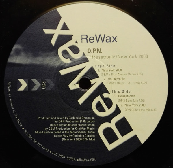 Cover for Housetronic / New York 2000