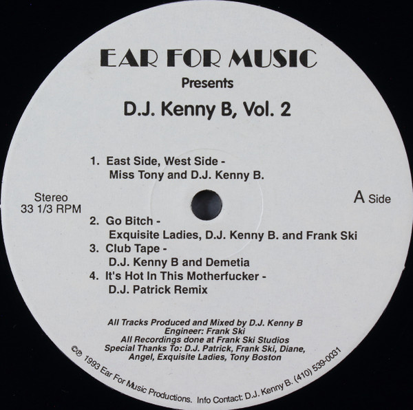 Cover for D.J. Kenny B, Vol. 2