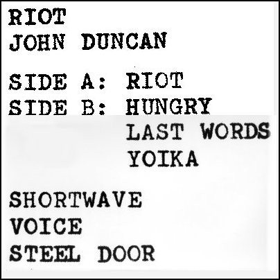 Cover for Riot