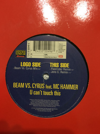 Cover for U Can't Touch This