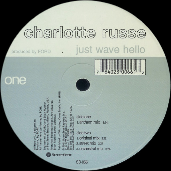 Cover for Just Wave Hello