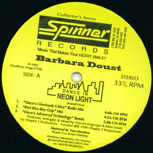 Cover for Dance In Neon Light