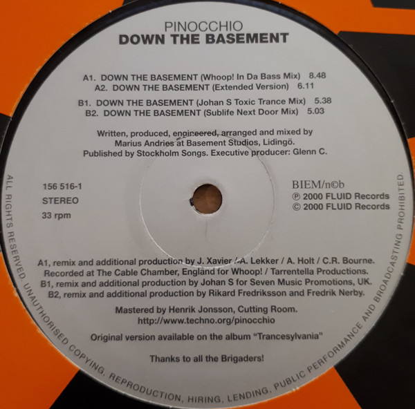 Cover for Down The Basement