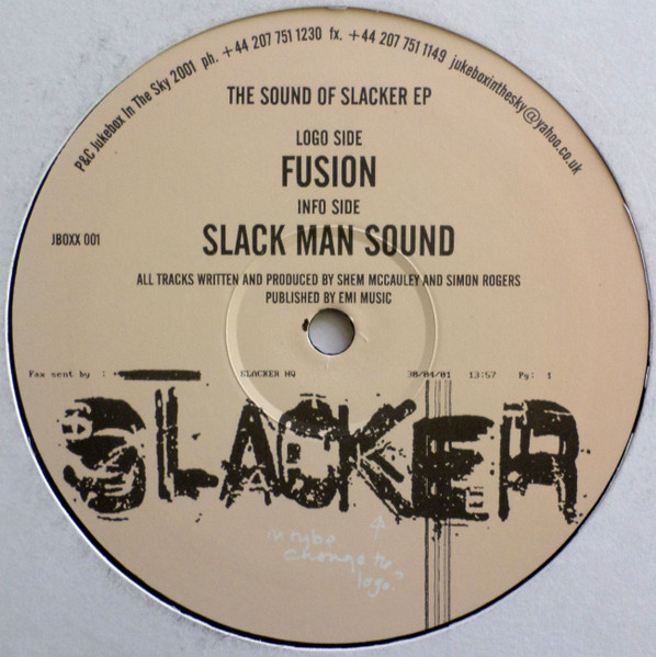 Cover for The Sound Of Slacker EP