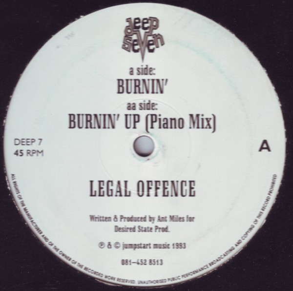 Cover for Burnin' / Burnin' Up