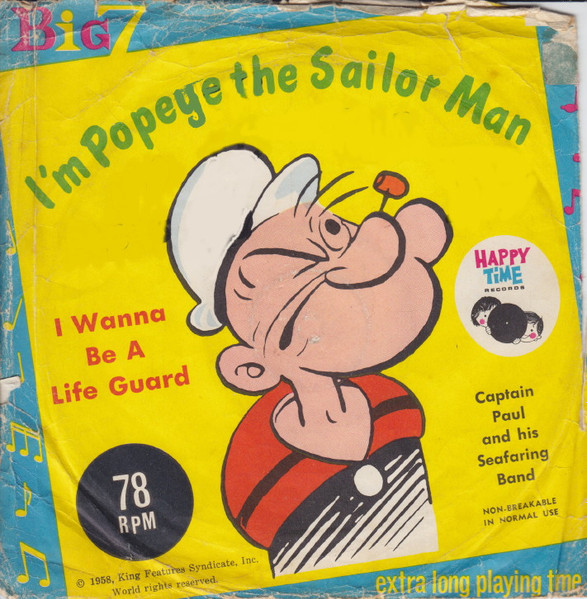 Cover for I'm Popeye The Sailor Man