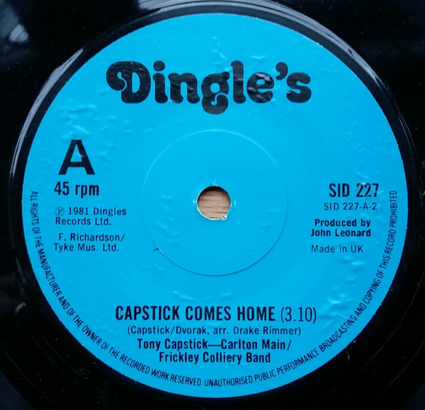 Cover for Capstick Comes Home / The Sheffield Grinder