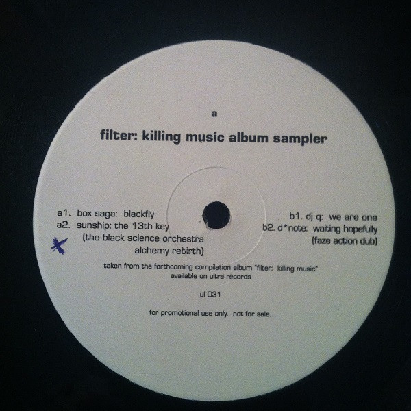 Cover for Filter: Killing Music Album Sampler