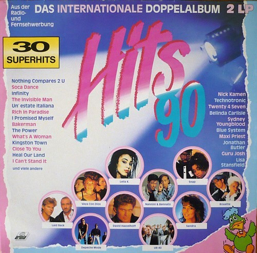 Cover for Hits 90 - Das Internationale Doppelalbum