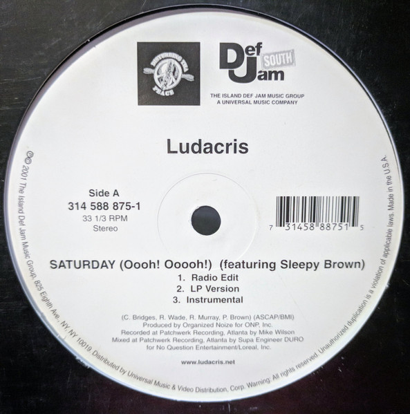 Cover for Saturday (Oooh! Ooooh!) / She Said