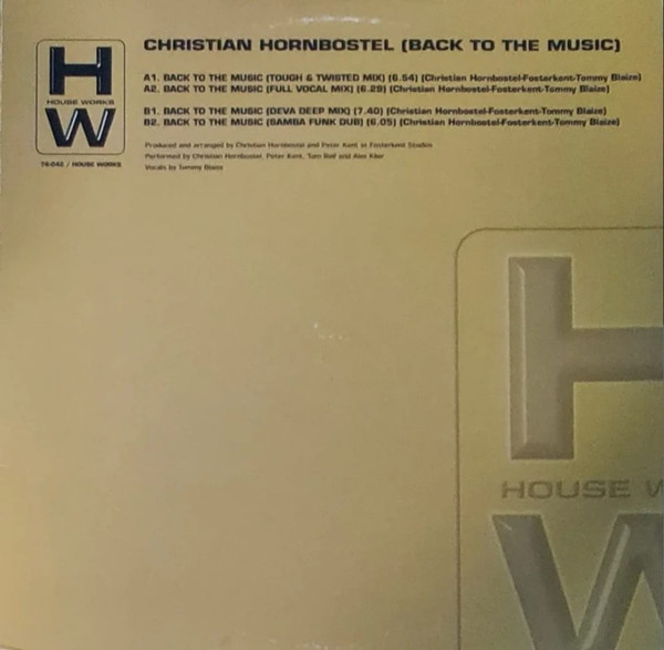 Cover for Back To The Music